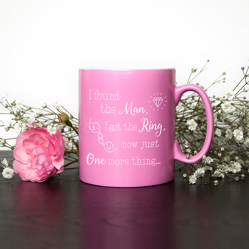 Eleanoras I FOUND MY MAN BRIDESMAID MUG MUGS