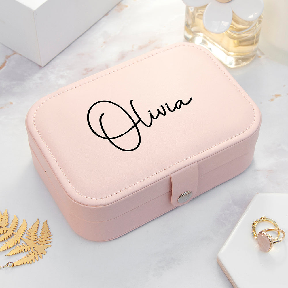 Eleanoras Blush Pink Jewellery Case 