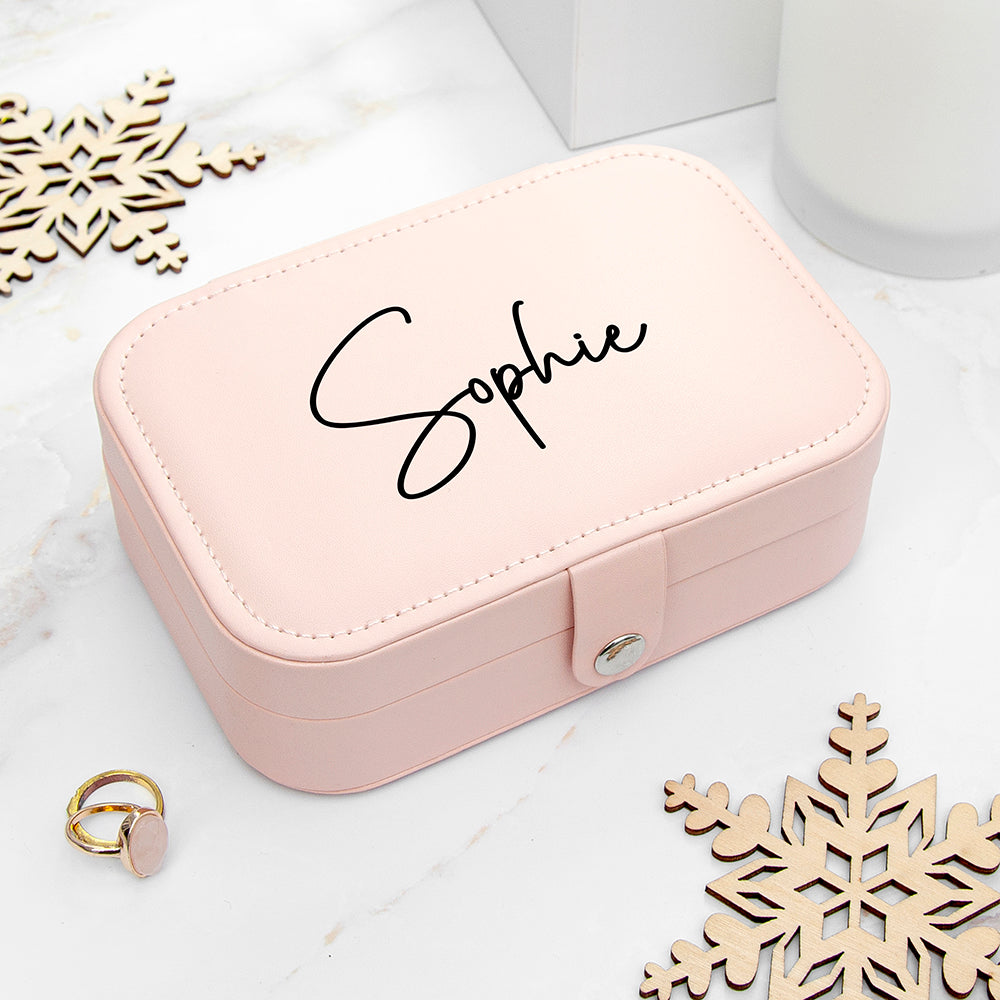 Eleanoras Blush Pink Jewellery Case 
