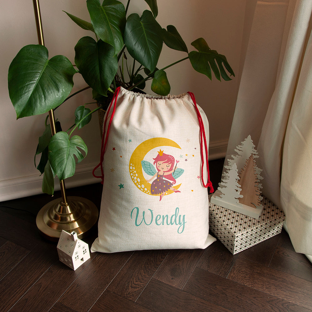 Eleanoras FAIRY PERSONALISED CHRISTMAS SACK Stockings & Sacks