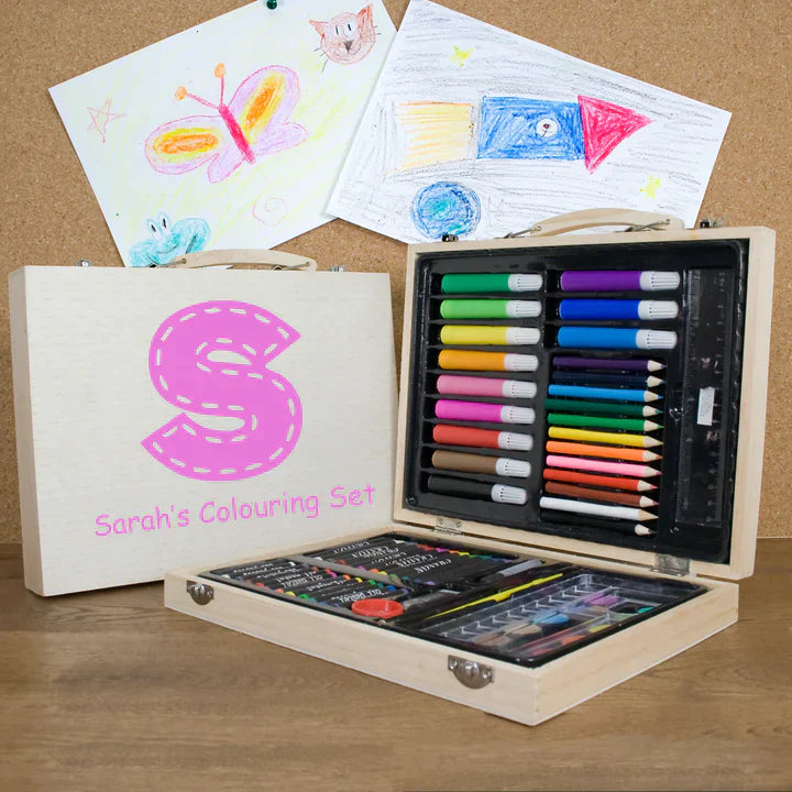 CHILDREN'S PERSONALISED COLOURING IN SET  from Eleanoras