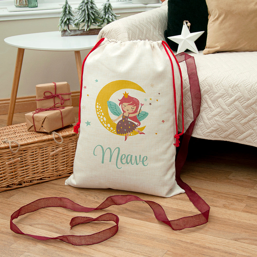 Eleanoras FAIRY PERSONALISED CHRISTMAS SACK Stockings & Sacks