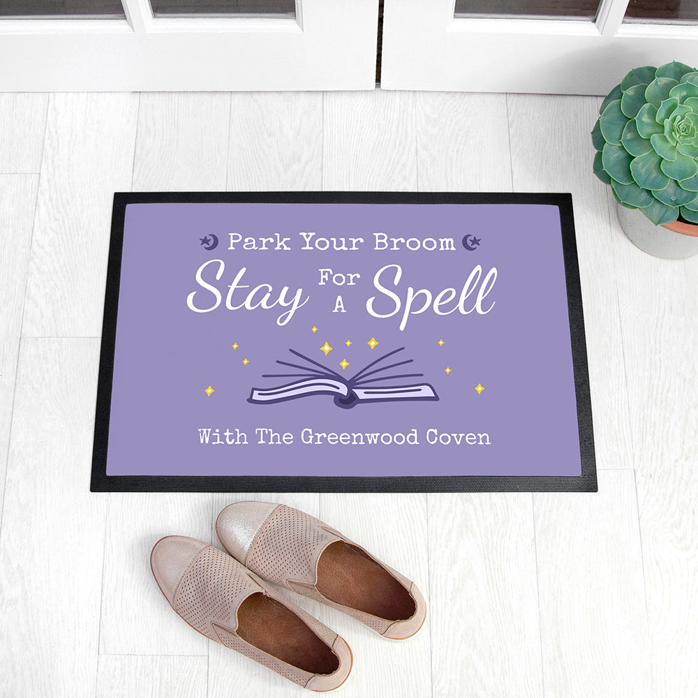 Eleanoras Park Your Broom Indoor Doormat Doormats