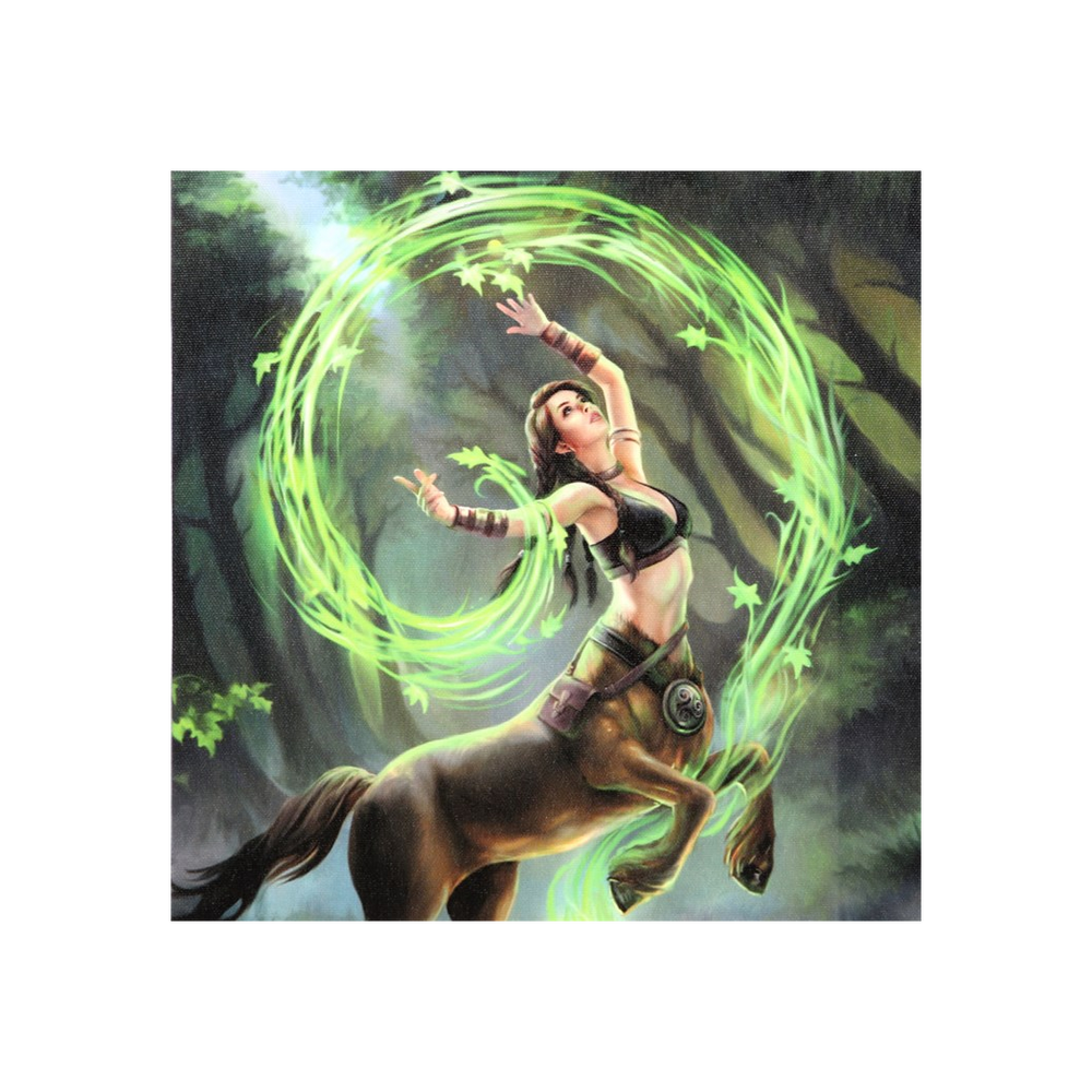 Eleanoras EARTH ELEMENT SORCERESS CANVAS PLAQUE BY ANNE STOKES Canvases