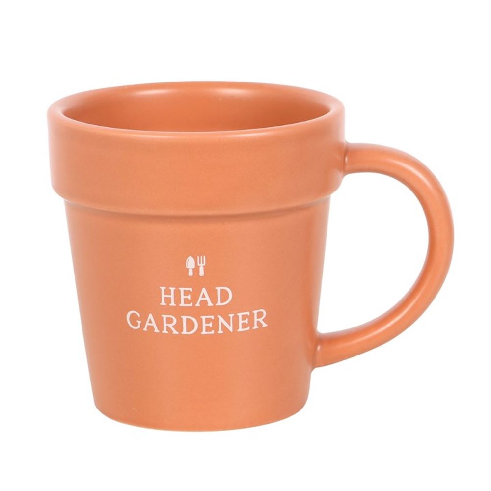 Eleanoras HEAD GARDENER PLANT POT MUG & SPOON Mugs