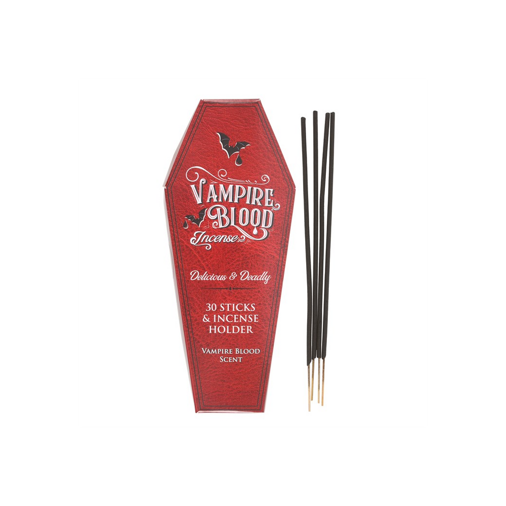Eleanoras Vampire Blood Incense Sticks & Coffin Holder Incense Holders