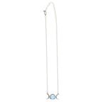 Eleanoras Opalite Triple Moon Necklace Card Jewellery