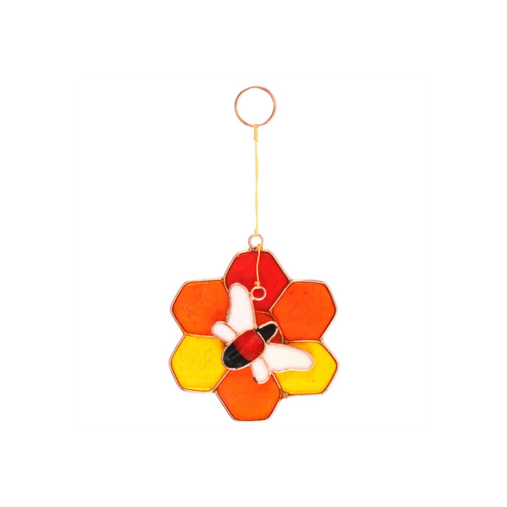 Eleanoras Bee & Honeycomb Suncatcher Suncatchers