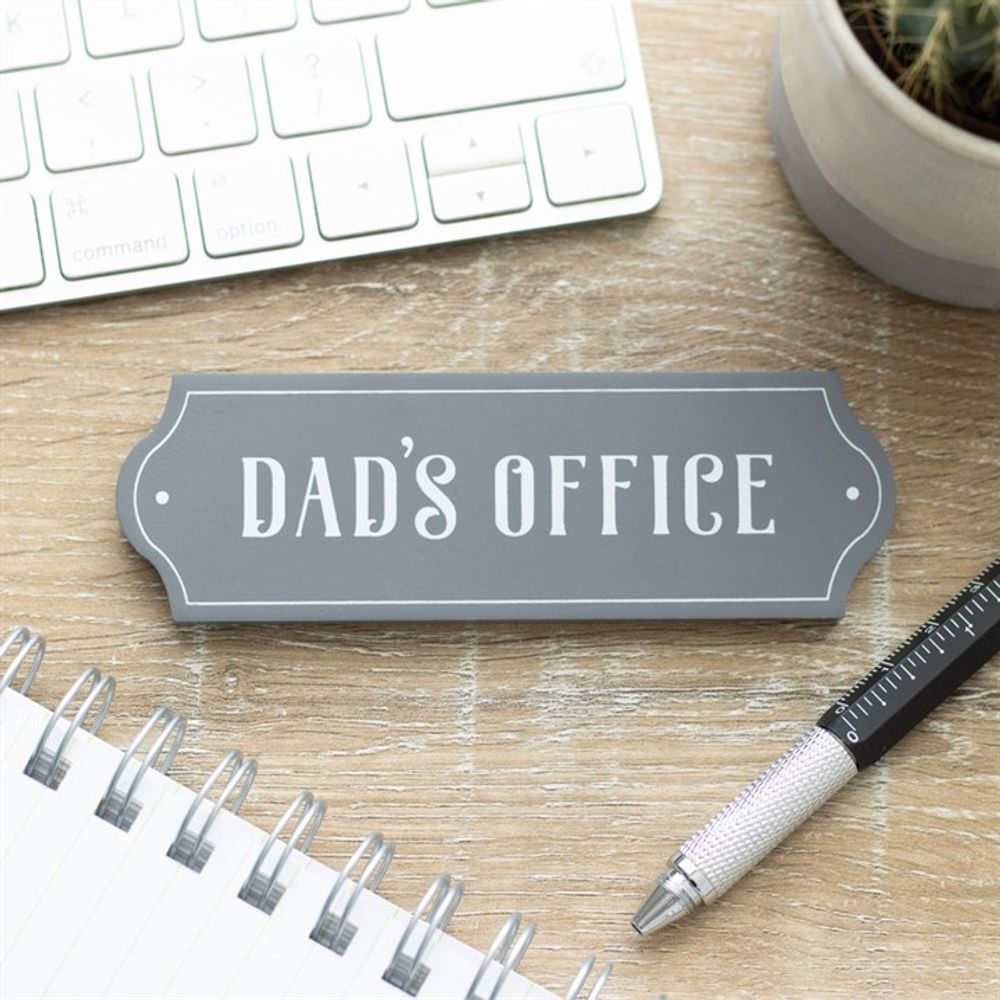 Eleanoras DAD'S OFFICE WALL PLAQUE Wall Hangings & Plaques