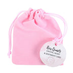 Eleanoras I LOVE YOU ROSE QUARTZ CRYSTAL HEART IN A BAG 