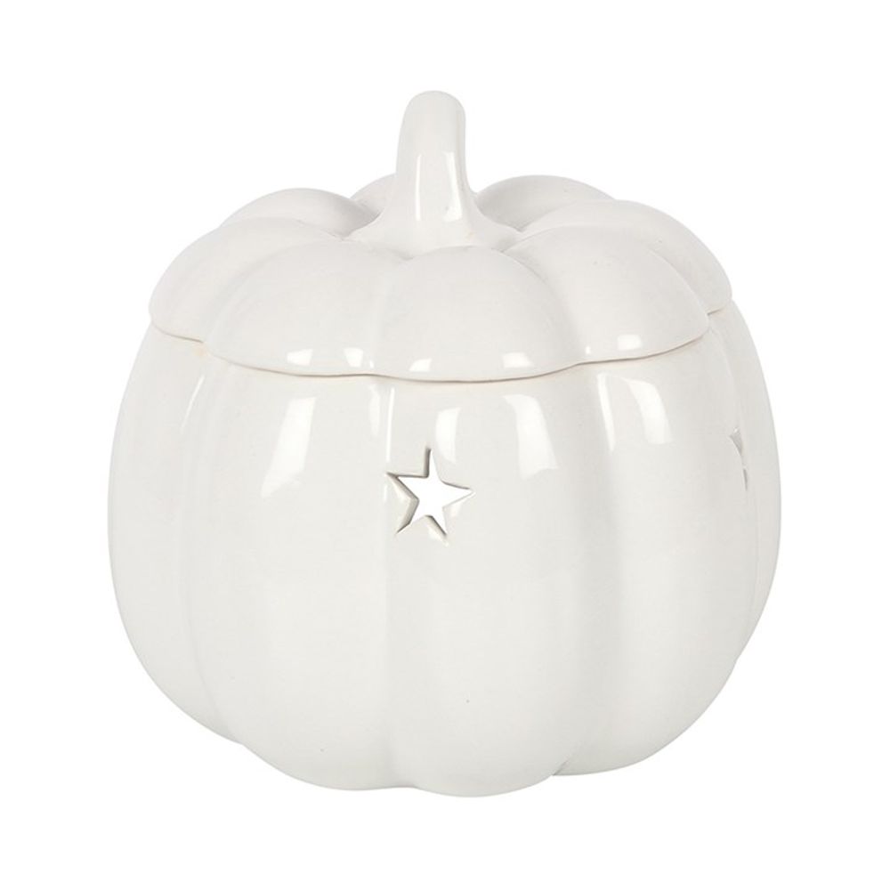 WHITE PUMPKIN OIL BURNER