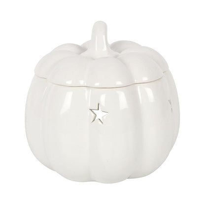 WHITE PUMPKIN OIL BURNER