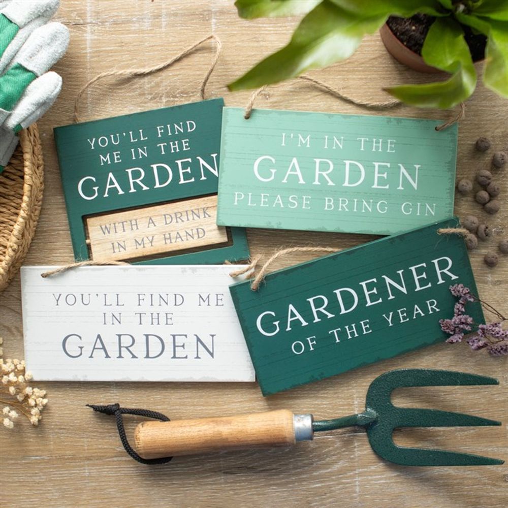 Eleanoras YOU'LL FIND ME IN THE GARDEN HANGING SIGN Signs & Plaques