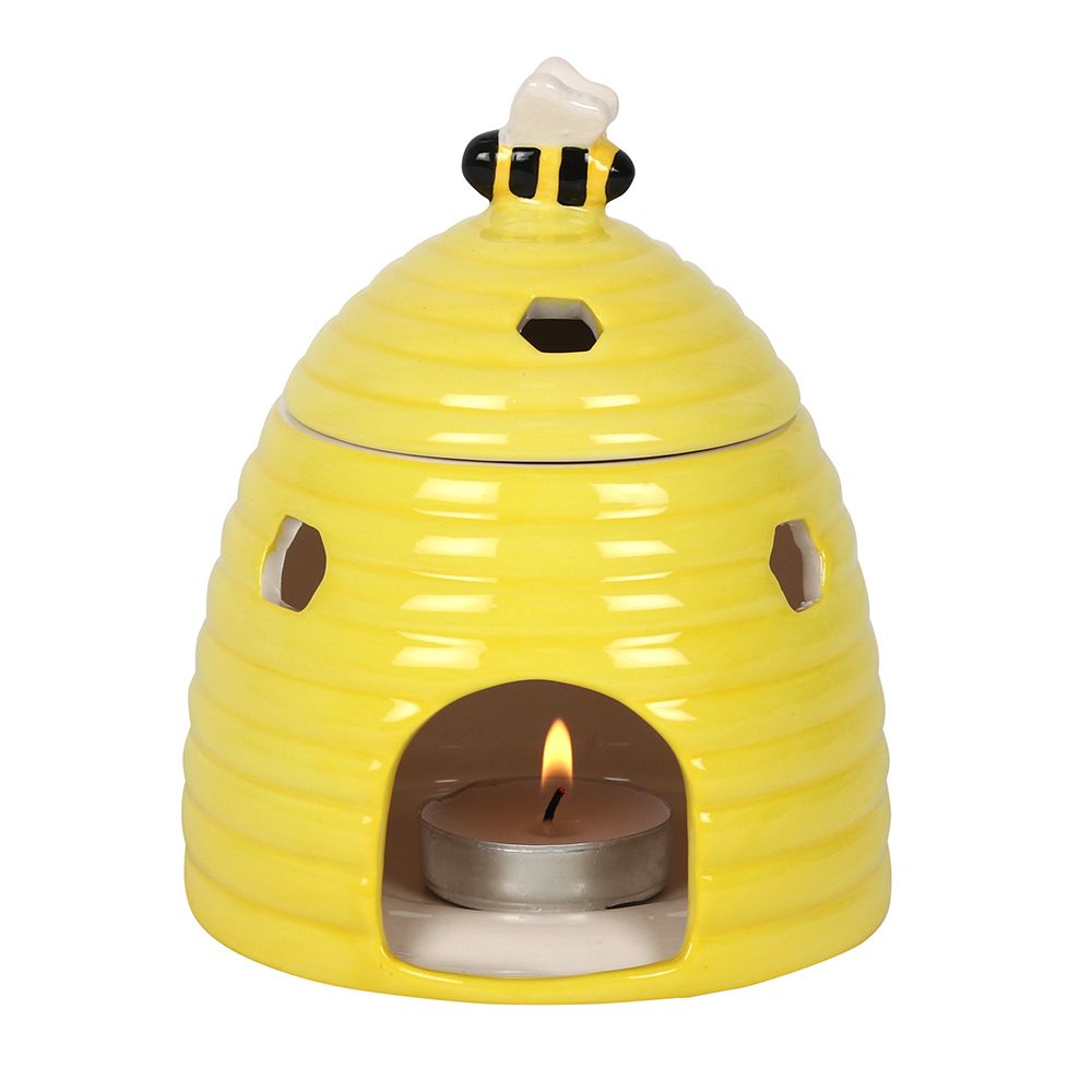 YELLOW BEEHIVE OIL BURNER