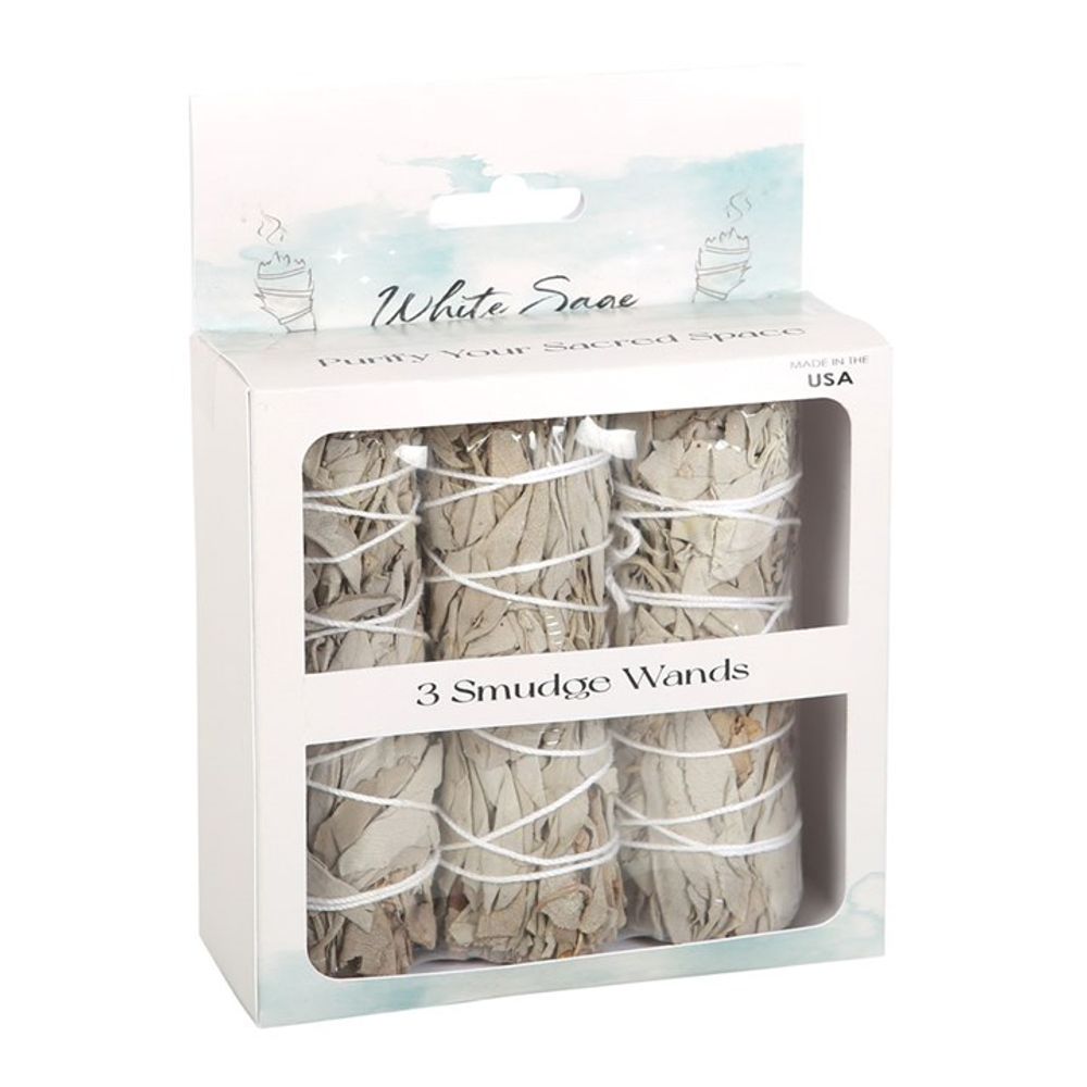 Eleanoras Set Of 3 White Sage Smudge Wands Smudge Sticks