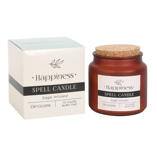 Eleanoras HAPPINESS SAGE INFUSED  SPELL CANDLE SPELL CANDLES