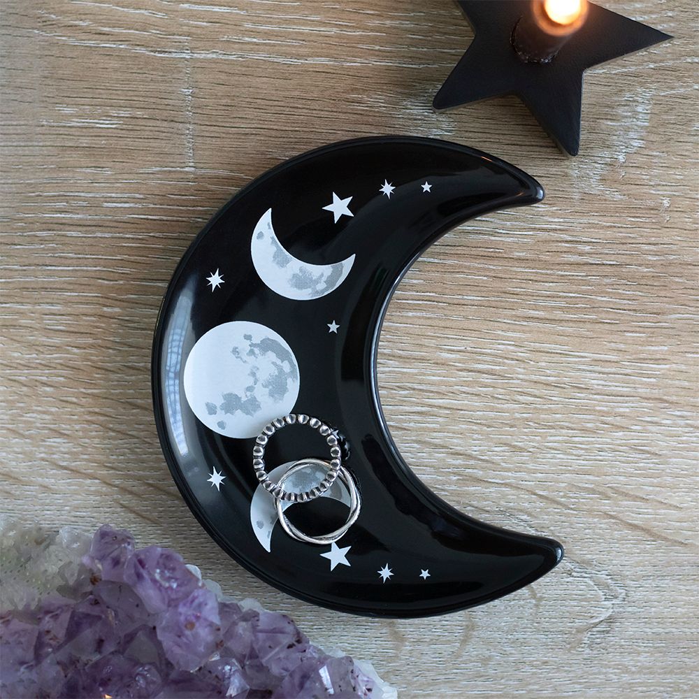 Eleanoras Crescent Moon Trinket Dish Trinket Dishes