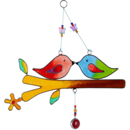 Love Birds On A Branch Suncatcher  from Eleanoras