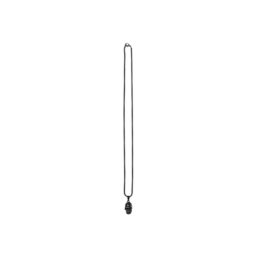 Eleanoras Black Obsidian Skull Necklace Jewellery