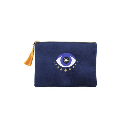 Eleanoras ALL SEEING EYE VELVET MAKE UP BAG Make Up / Wash Bags