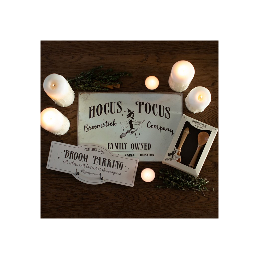 Eleanoras HOCUS POCUS BROOMSTICK COMPANY SIGN Signs & Plaques