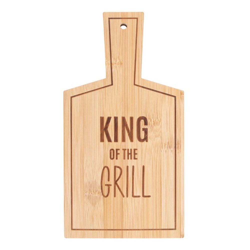 Eleanoras KING OF THE GRILL BAMBOO SERVING BOARD Serving Boards