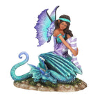 Eleanoras DRAGON PERCH FAIRY FIGURINE Figurines & Sculptures