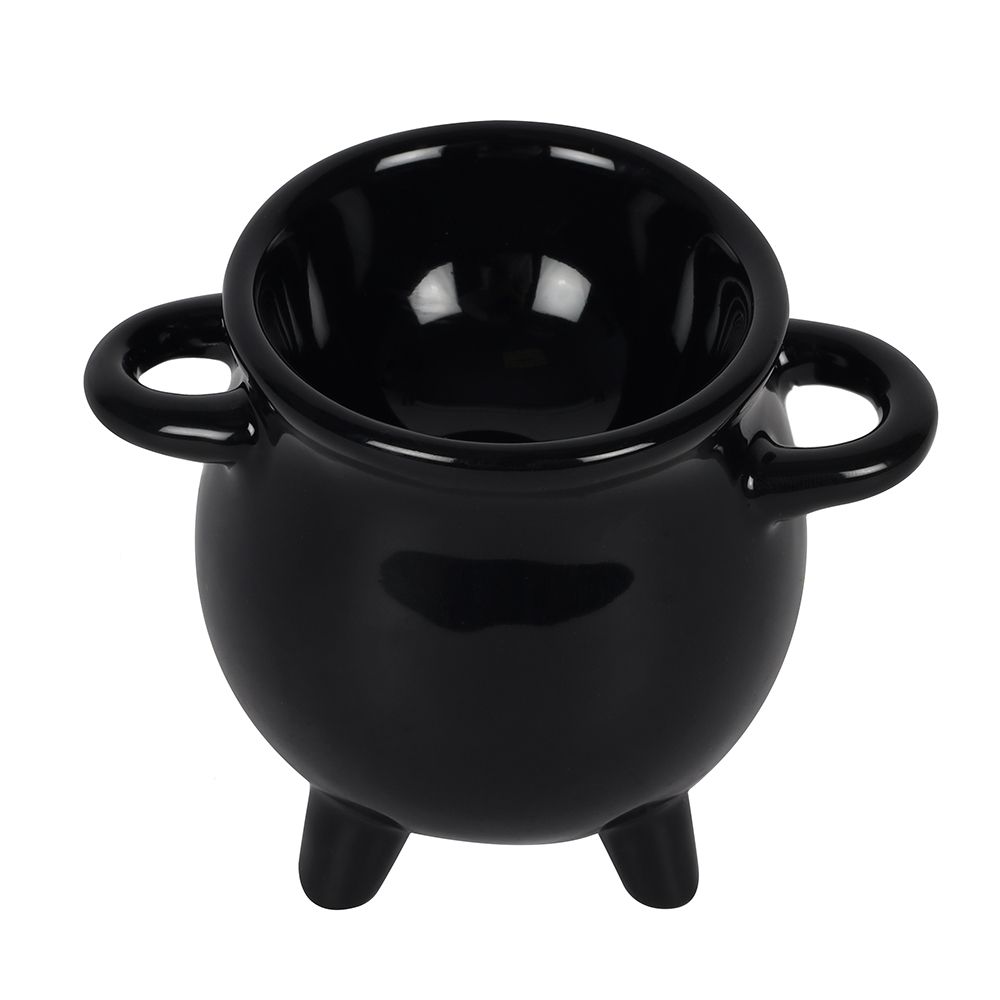 Eleanoras Cauldron Egg Cup With Broom Spoon Egg Cups & Storage