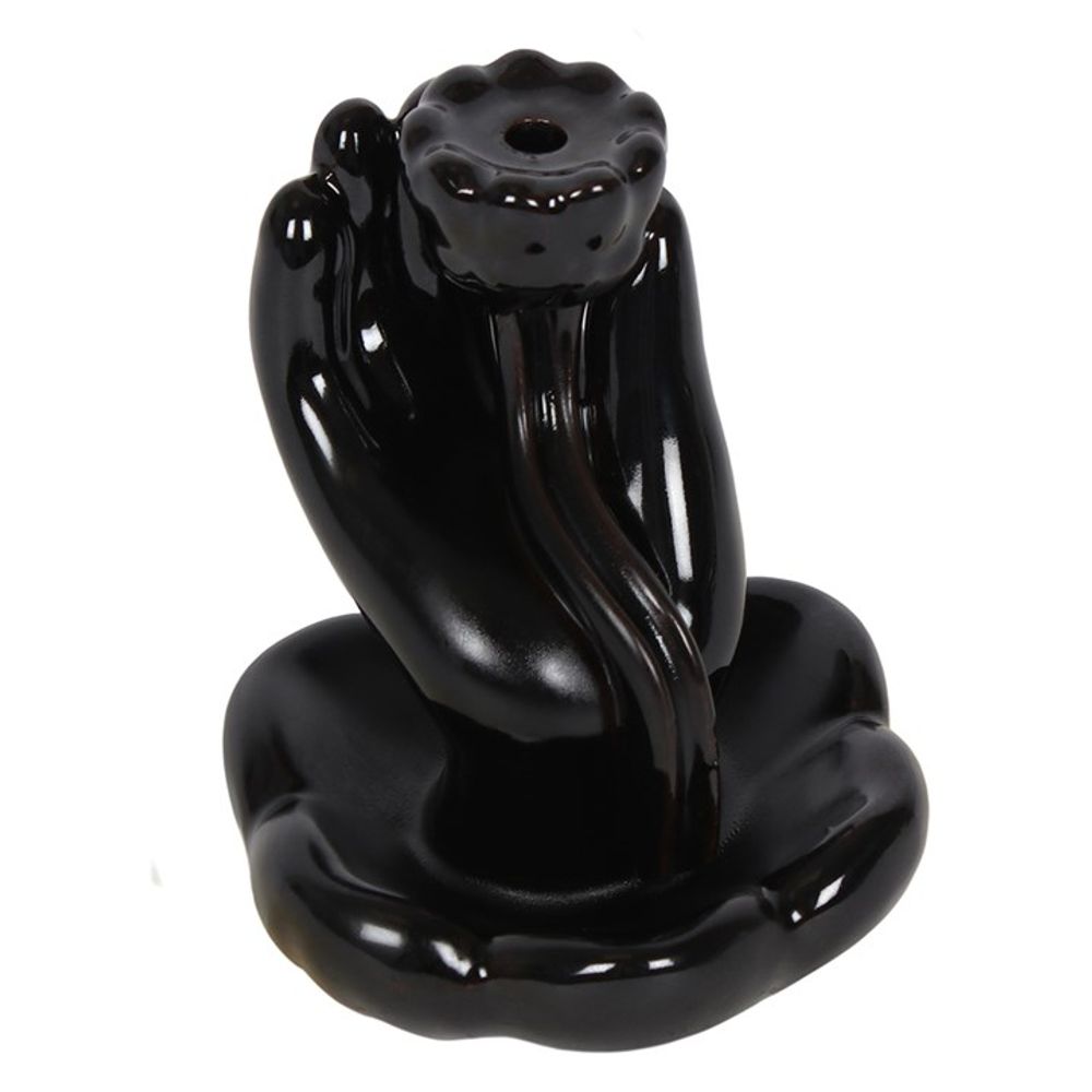 Eleanoras HAND & LOTUS FLOWER BACKFLOW INCENSE BURNER 