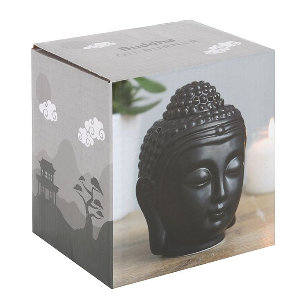 Eleanoras BLACK BUDDHA HEAD OIL BURNER Oil Burners