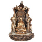 Eleanoras BRONZE BUDDHA BACKFLOW INCENSE BURNER Backflow Burners