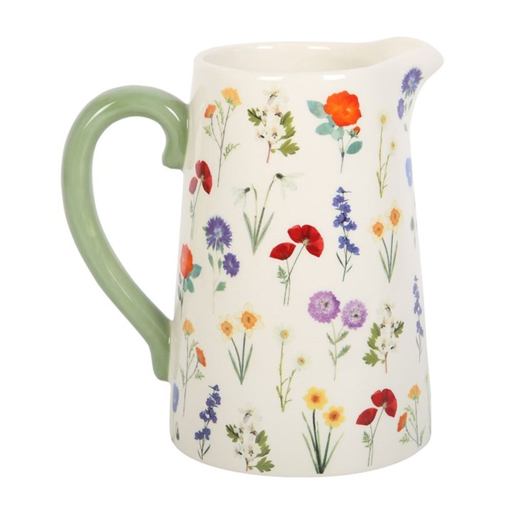 Eleanoras WILDFLOWER CERAMIC FLOWER JUG 