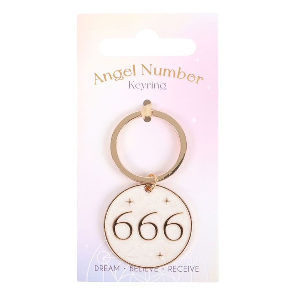 Eleanoras ANGEL NUMBER 666 KEYRING Keyrings