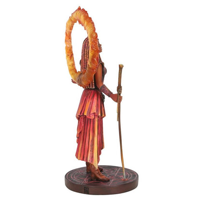 Eleanoras Fire Elemental Sorceress Figurine by Anne Stokes 