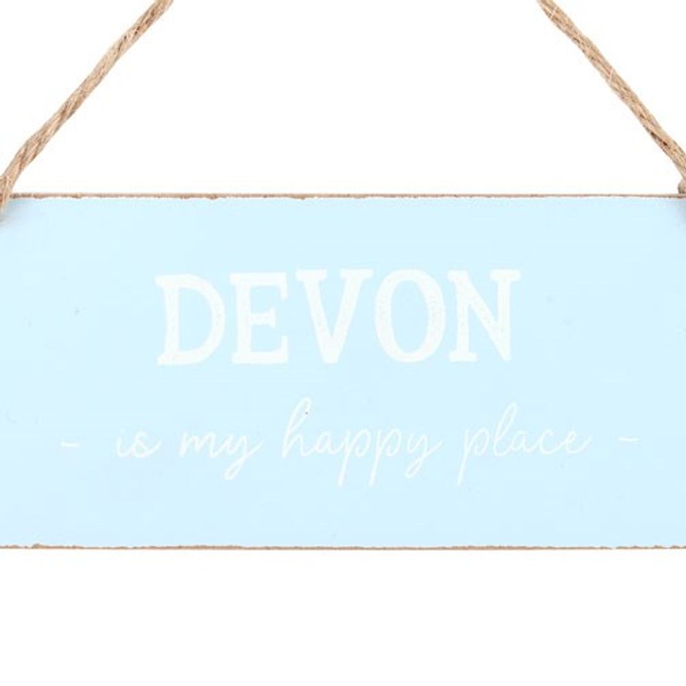 Eleanoras DEVON IS MY HAPPY PLACE SIGN 