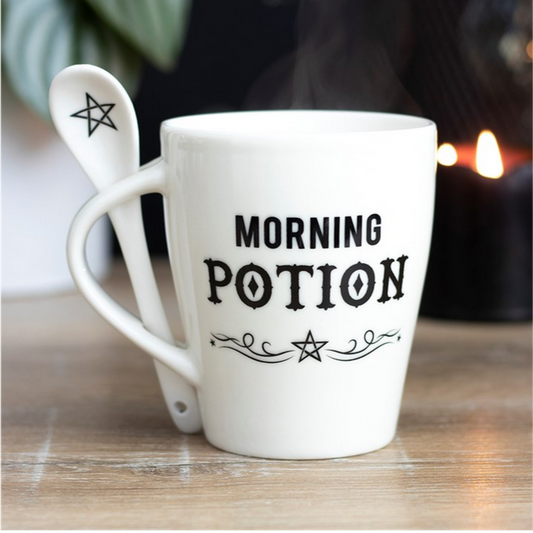 MORNING POTION MUG & SPOON SET