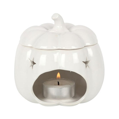 WHITE PUMPKIN OIL BURNER