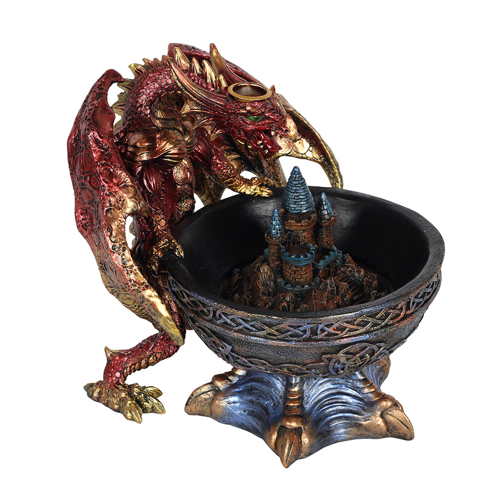 Eleanoras Large Dragon Bowl Backflow Incense Burner 