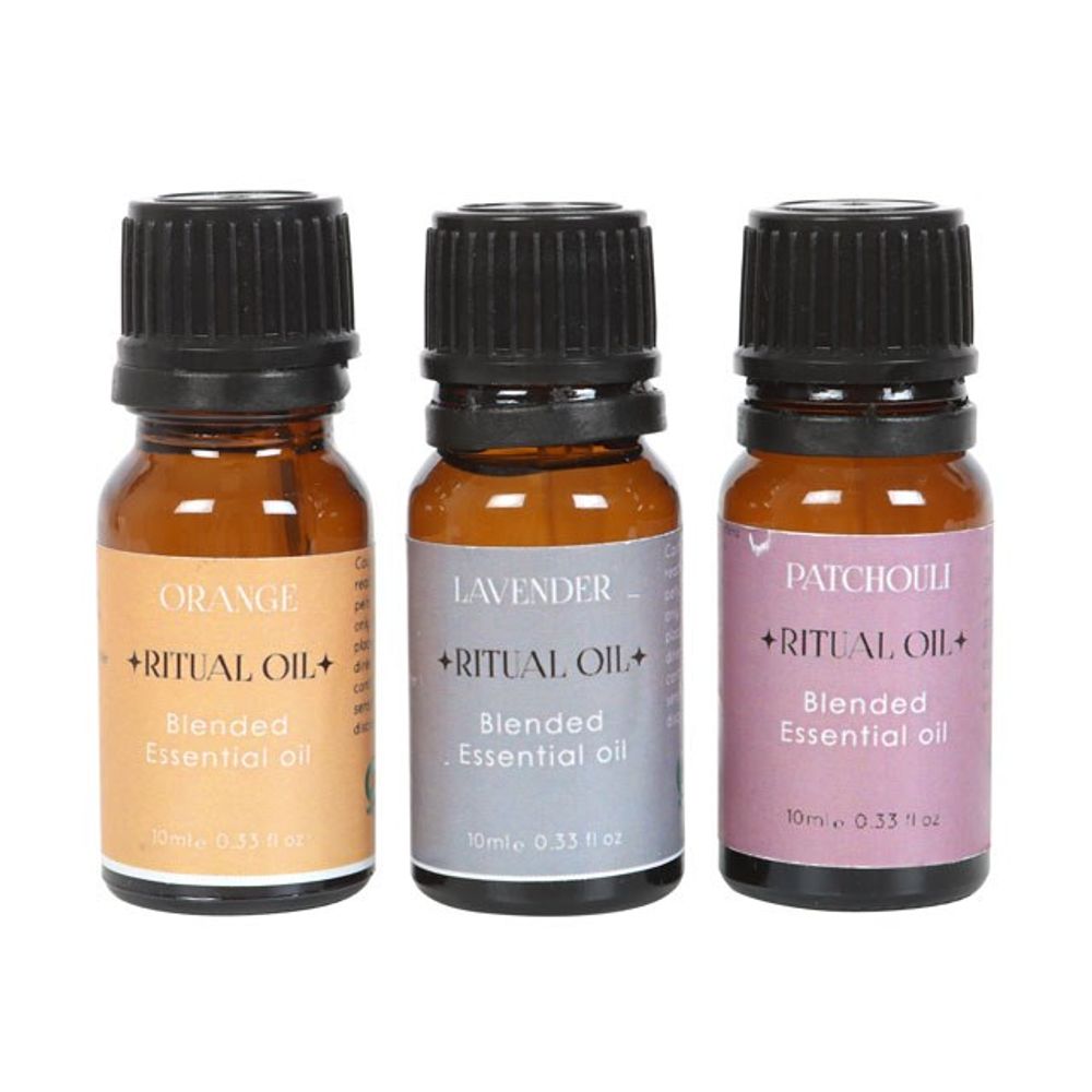 Eleanoras STRESS LESS SET OF 3 RITUAL BLENDED ESSENTIAL OILS Essential Oils