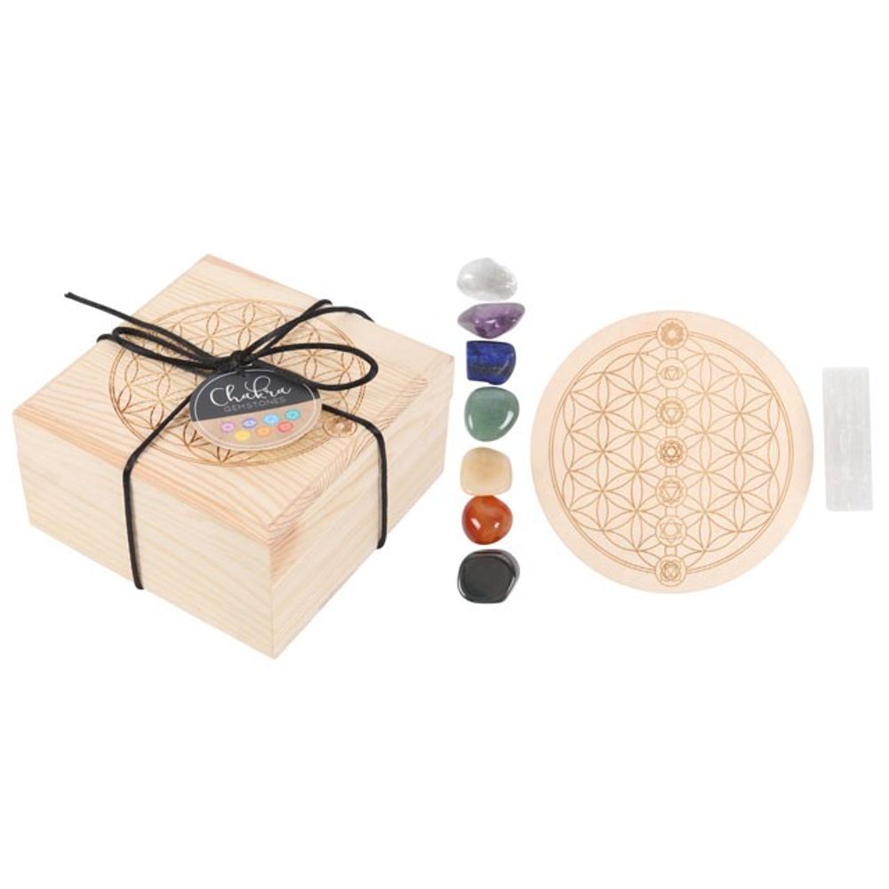 Eleanoras Chakra Crystal Grid Gift Set Crystals
