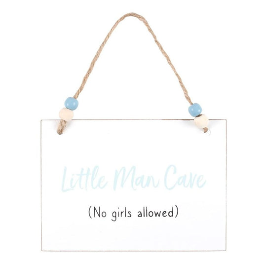 Eleanoras LITTLE MAN CAVE HANGING SIGN SIGNS & PLAQUES