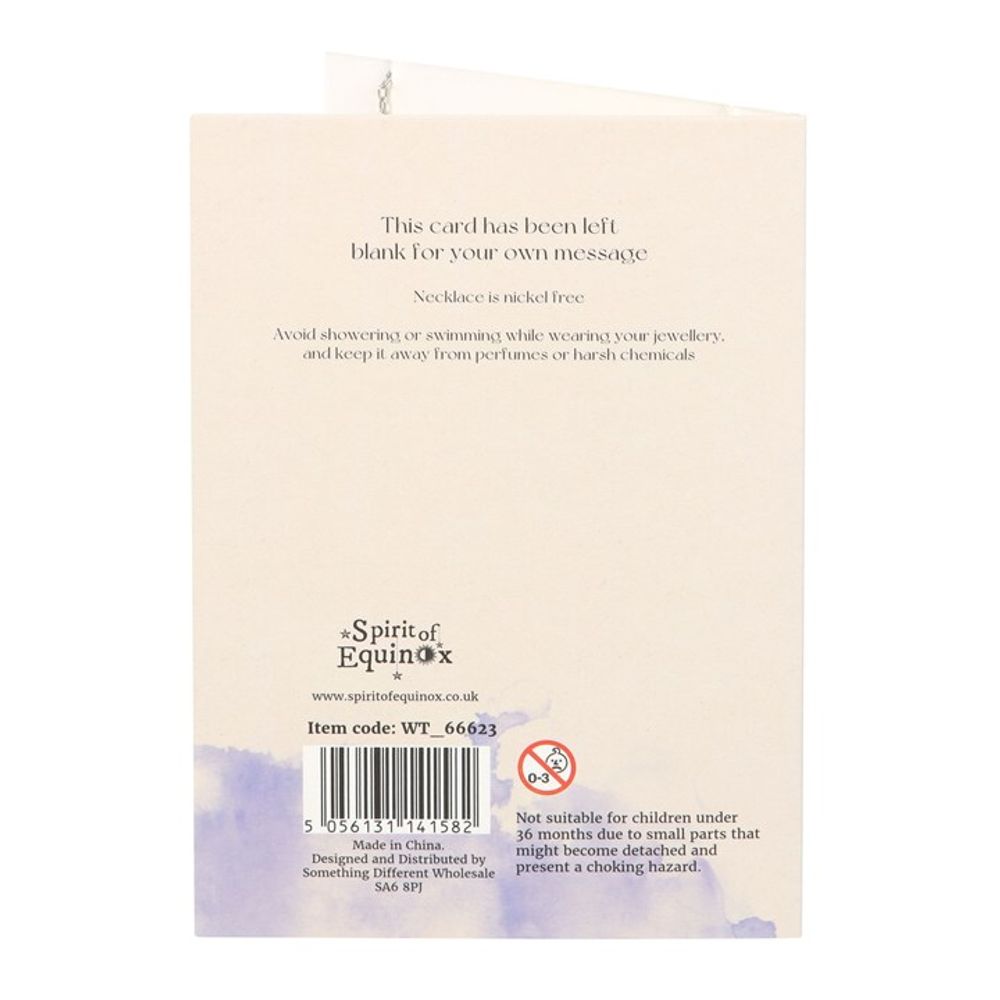 Eleanoras Opalite Triple Moon Necklace Card Jewellery