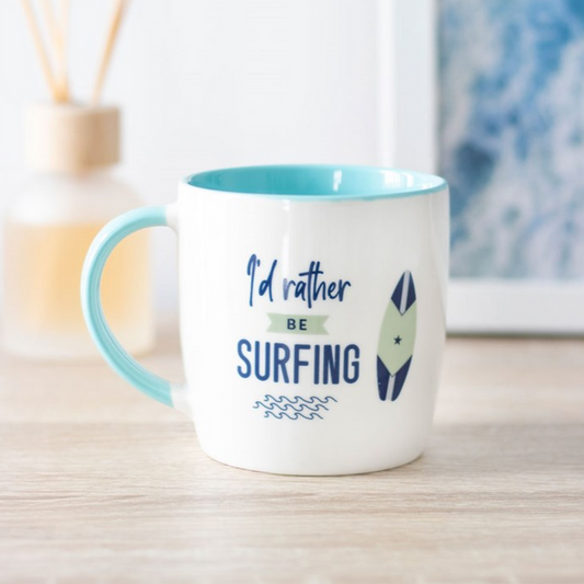 Eleanoras I'D RATHER BE SURFING MUG MUGS