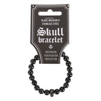 Eleanoras Black Obsidian Skull Bracelet Jewellery