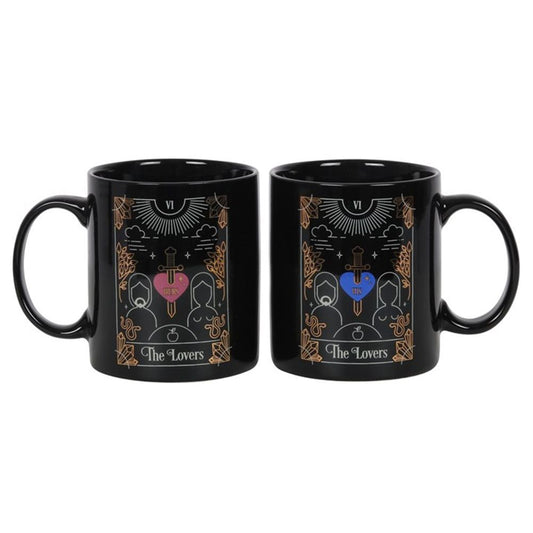 THE LOVERS TAROT COUPLES MUG SET MUGS from Eleanoras