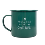 Eleanoras Find Me In The Garden Enamel Mug Mugs