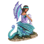 Eleanoras DRAGON PERCH FAIRY FIGURINE Figurines & Sculptures