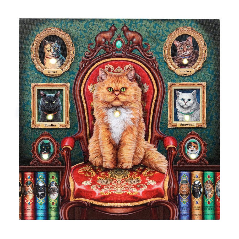 Mad About Cats Light Up Canvas By Lisa Parker Canvas Wall Art from Eleanoras