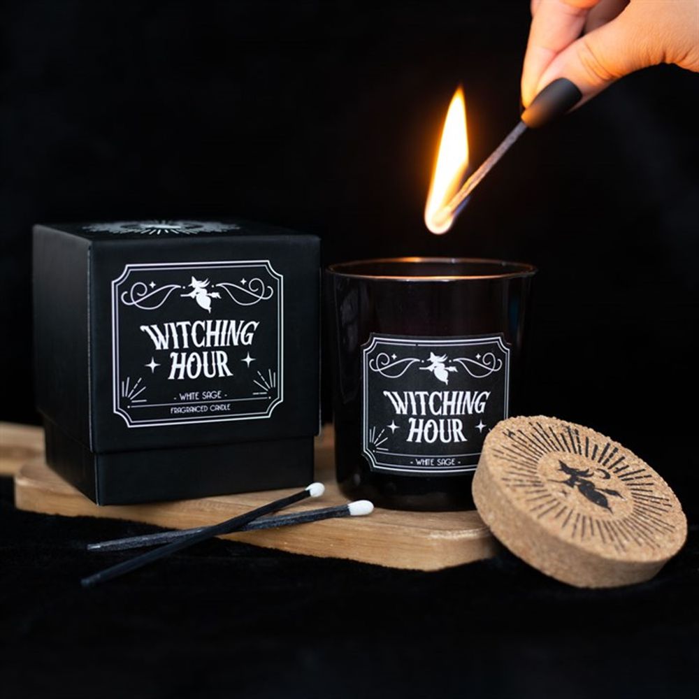 Eleanoras Witching Hour White Sage Candle Candles