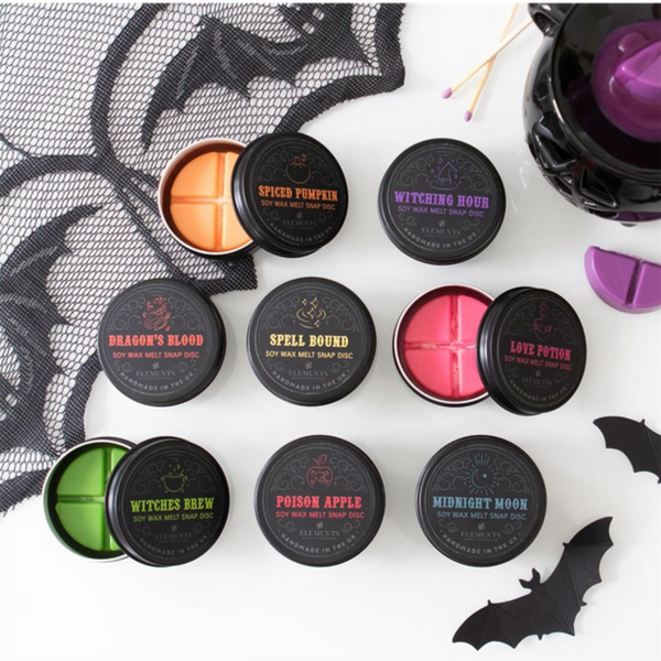 Eleanoras Set of 8 Gothic Wax Melt Snap Discs 